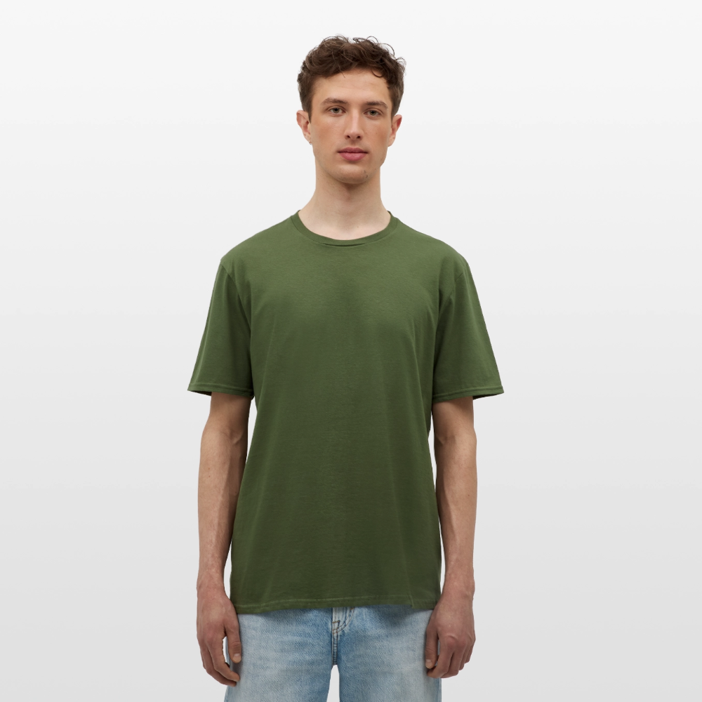 Herren T-Shirt "Dicken Fang" – Lustiges Angler-Shirt – Geschenk für Fischer & Outdoor-Fans - Militärgrün
