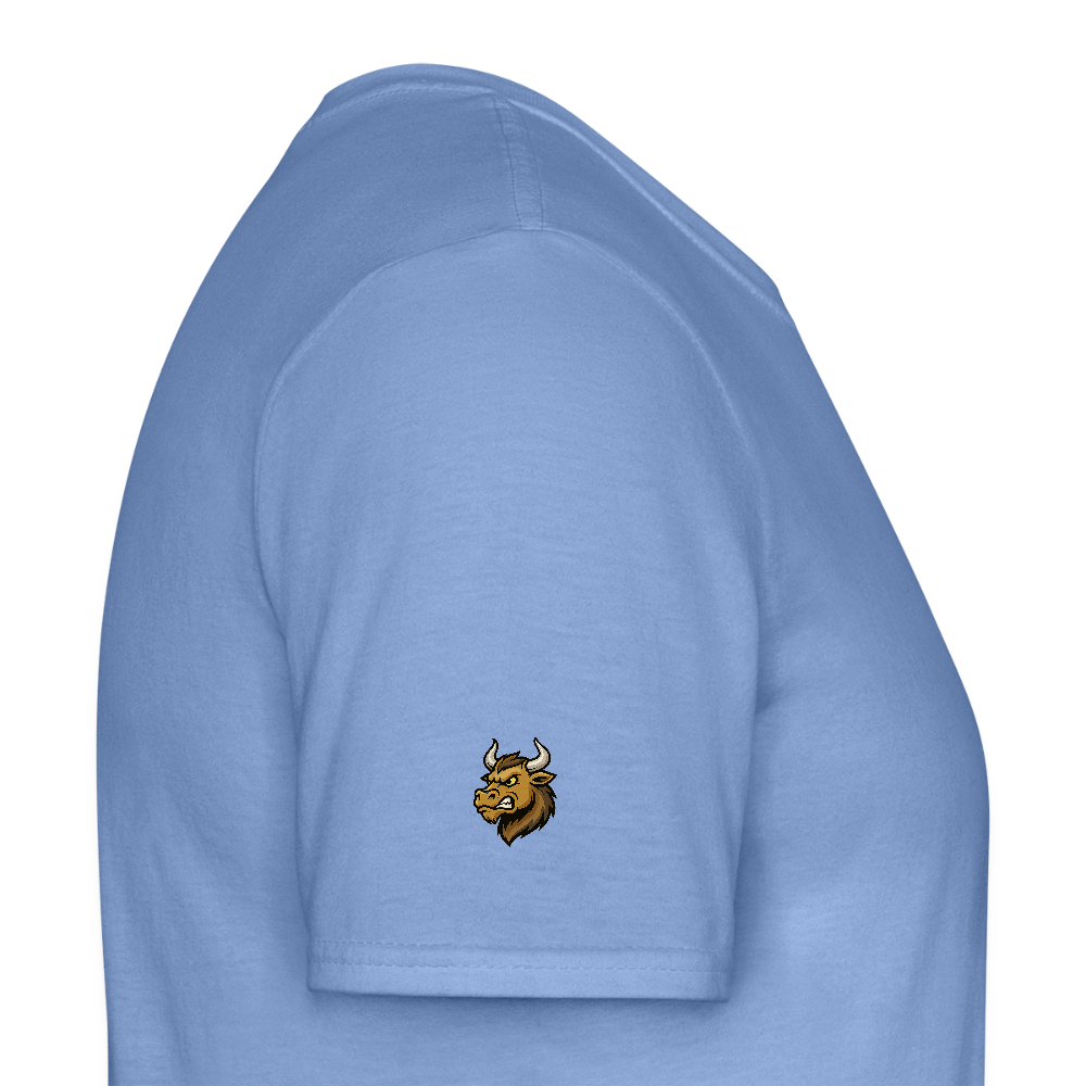 Herren T-Shirt "Dicken Fang" – Lustiges Angler-Shirt – Geschenk für Fischer & Outdoor-Fans - carolina blue