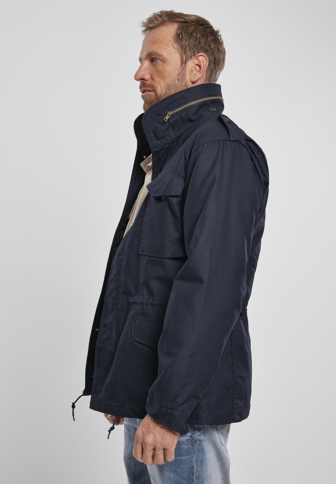 Brandit M65 Field Jacket Herren – Klassische Feldjacke mit herausnehmbarer Innenjacke & Kapuze im Kragen
