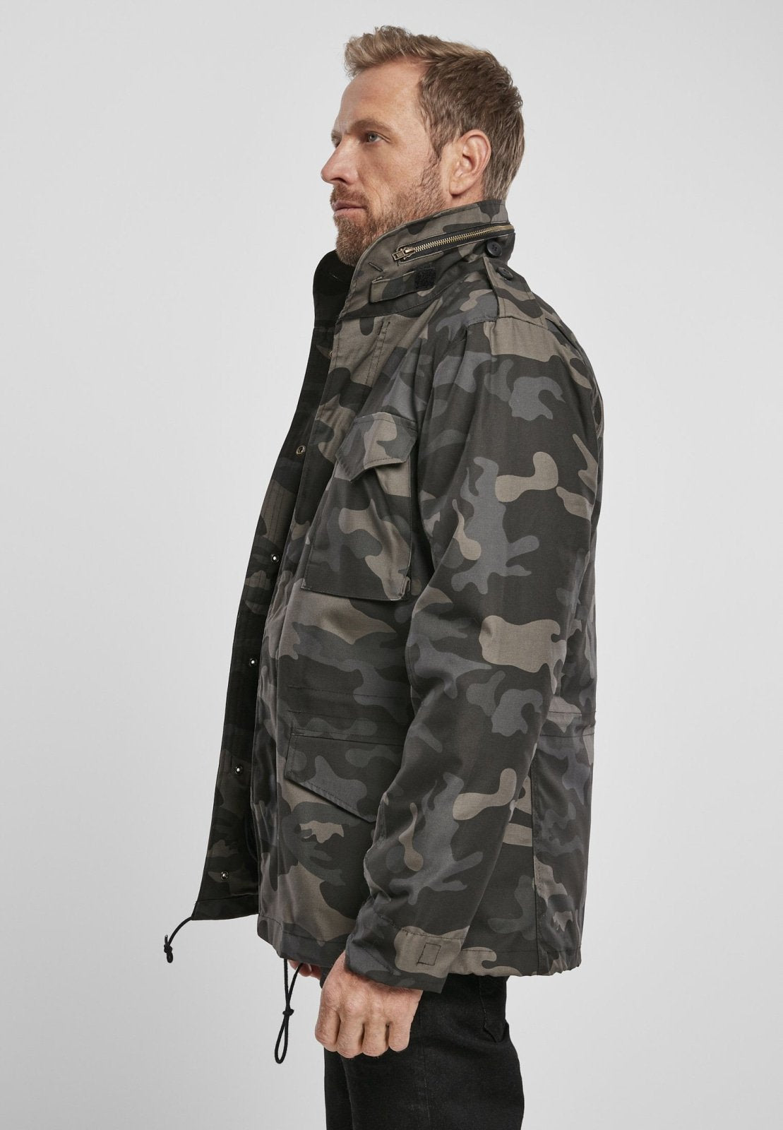 Brandit M65 Field Jacket Herren – Klassische Feldjacke mit herausnehmbarer Innenjacke & Kapuze im Kragen