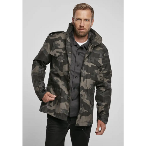 Brandit M65 Field Jacket Herren – Klassische Feldjacke mit herausnehmbarer Innenjacke & Kapuze im Kragen