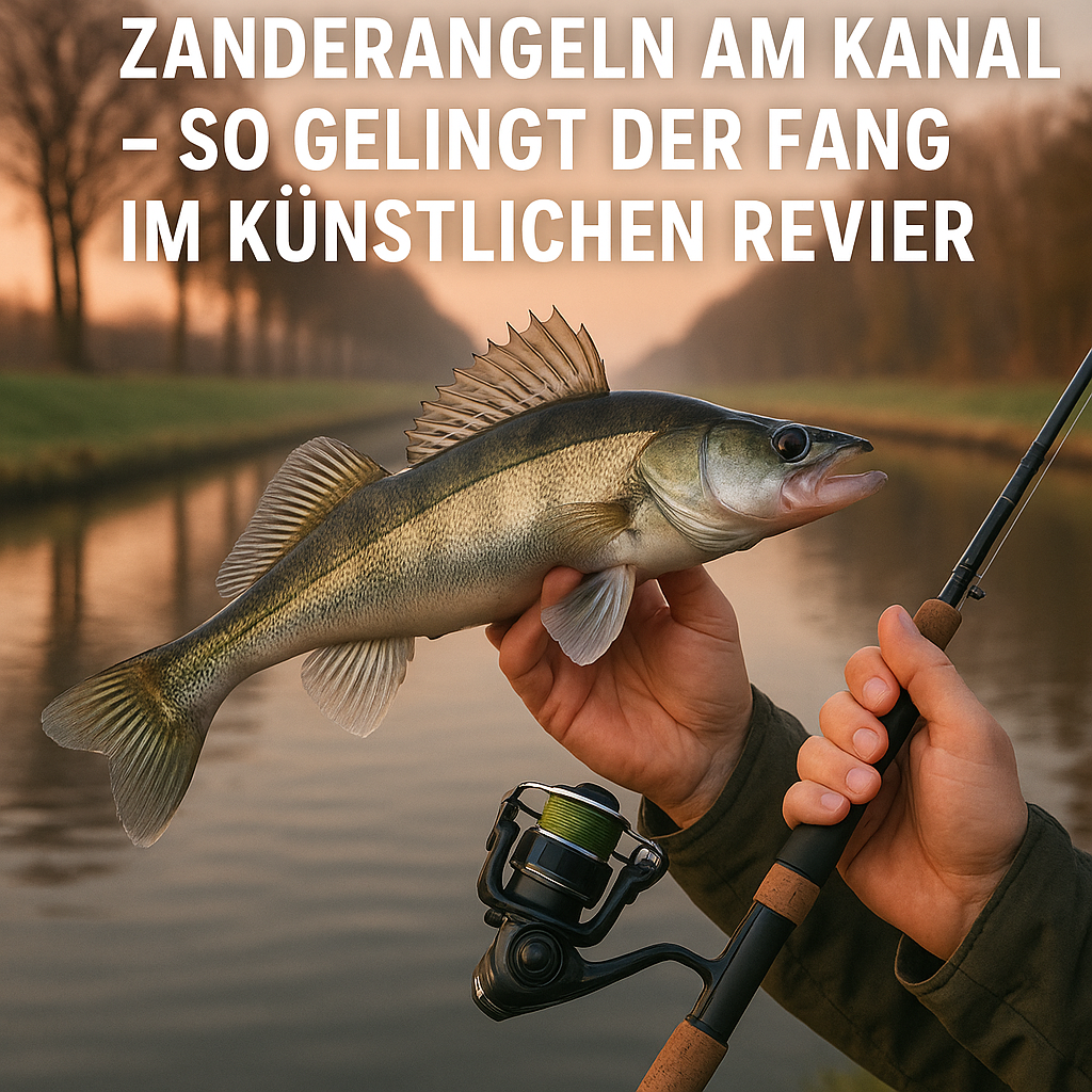 Zanderangeln am Kanal – So gelingt der Fang im künstlichen Revier