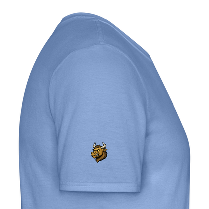 Herren T-Shirt "Dicken Fang" – Lustiges Angler-Shirt – Geschenk für Fischer & Outdoor-Fans - carolina blue