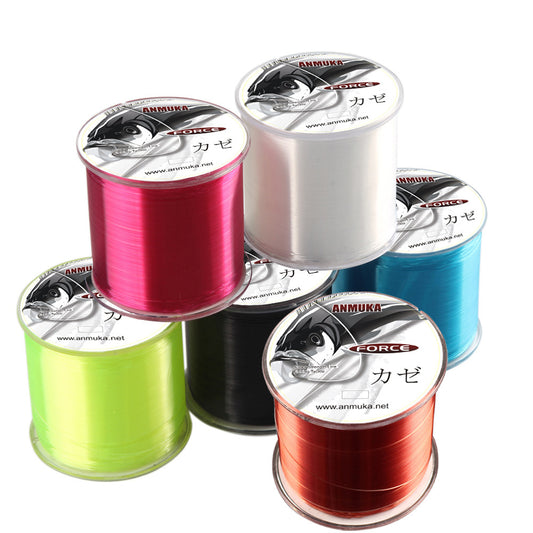 Monofile Nylon-Angelschnur – 7 Farben – Abriebfest & hohe Tragkraft – für Süß- & Salzwasser – 1 Rolle – Spinn- & Posenfischen