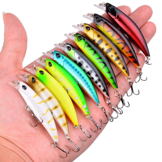 Topwater Kunstköder aus Kunststoff – Schwimmender Oberflächenköder für Raubfischangeln – Topmouth Culter, Barsch, Hecht, Zander – Süßwasser
