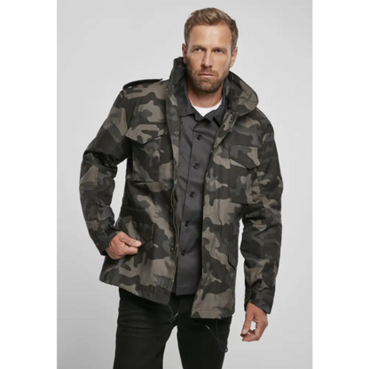 Brandit M65 Field Jacket Herren – Klassische Feldjacke mit herausnehmbarer Innenjacke & Kapuze im Kragen